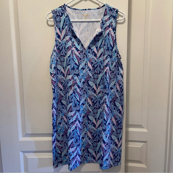 Lilly Pulitzer Johana Coverup Star Gazing Size L - Picture 1 of 11